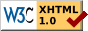 Valid XHTML 1.0 !